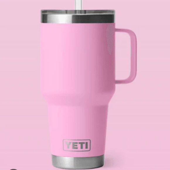 YETI 35 oz. Rambler Mug with Straw Lid- Power Pink - Picture 5 of 15